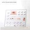 10/12/16/20 Grids Eyelash Display Board Metal Stand Acrylic Lash Holder Eye Lash Plate  Full Strip