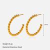 Minimalist Gold 316L Stainless Steel Earrings For Women Luxury Premium Tarnish Free Titanium Steel Stud Earrings Minimalist Ear Jewelry