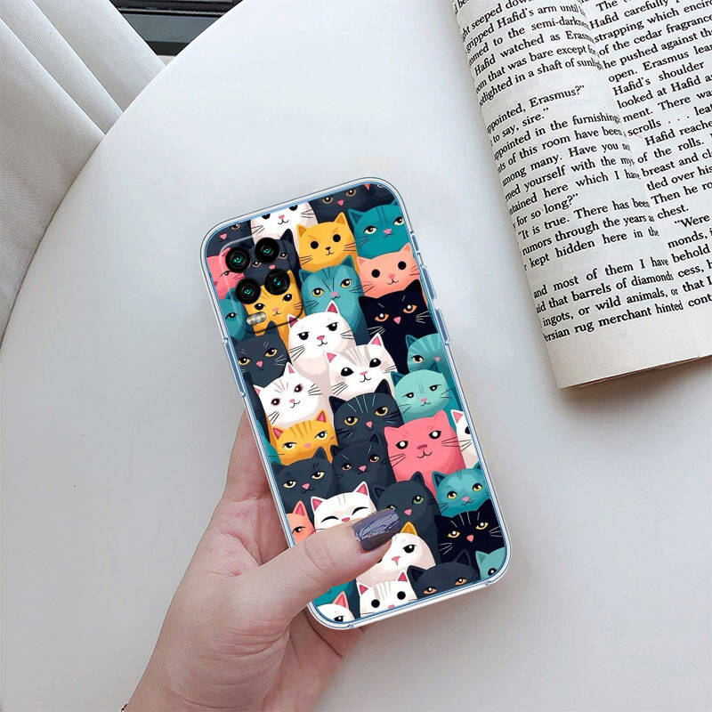 MH30 Cat Kitten Meow Phone Case for Motorola Edge 20 30 S30 40 50 Fusion Lite Plus Pro Neo Ultra One Power Action Macro Hyper Vision Zoom