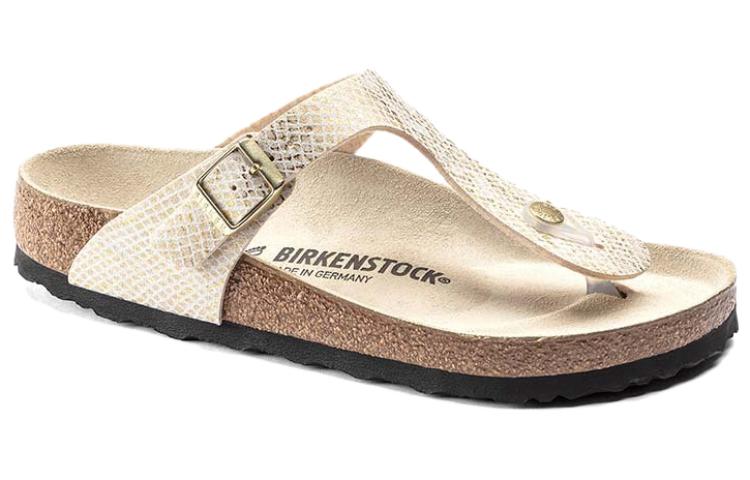 Birkenstock Gizeh Narrow Fit Sandals'Gold Python' Women's 1018665