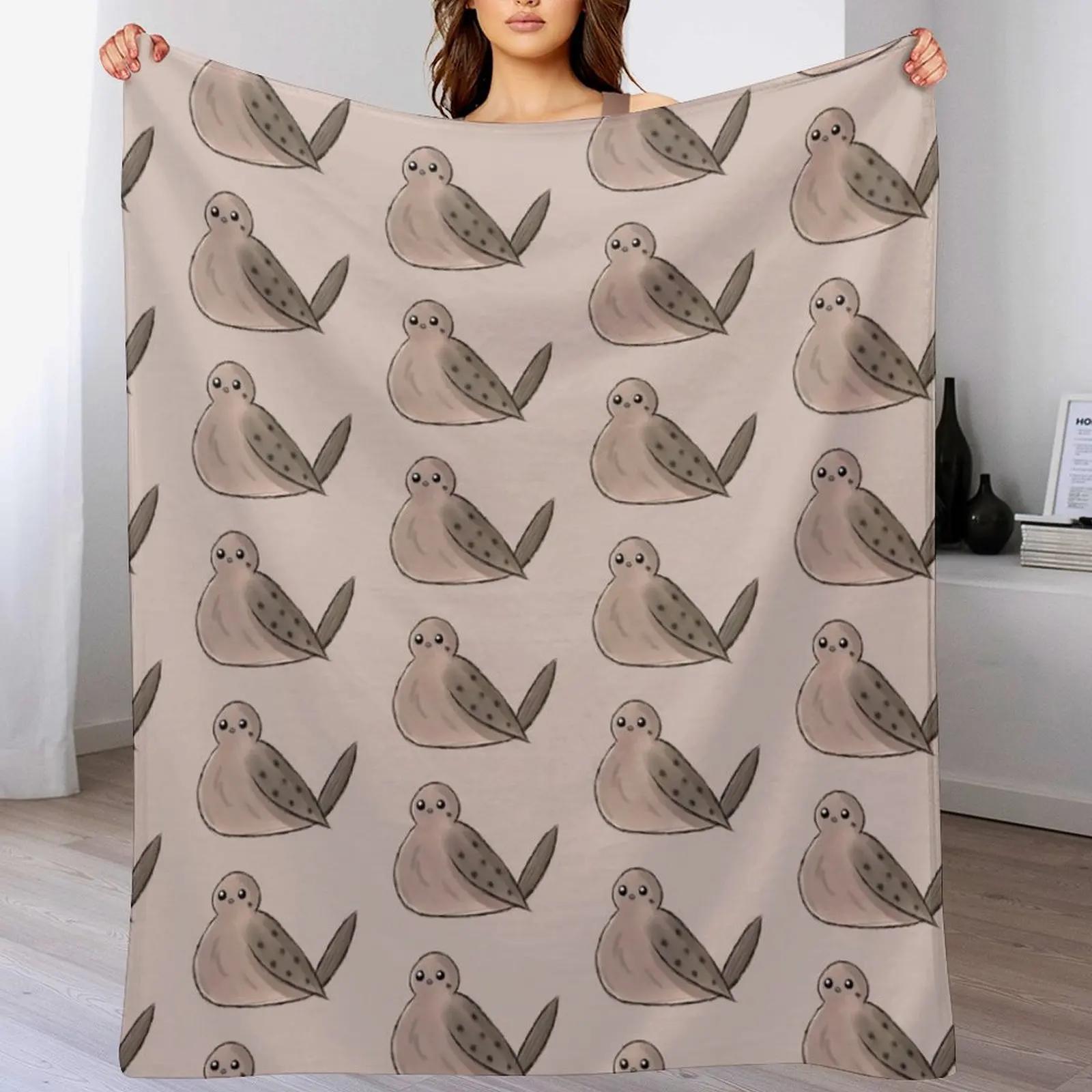 BORB Mourning Dove Throw Blanket Cozy Light Blanket for Travel Camping Picnic 102x76cm(40x30in)