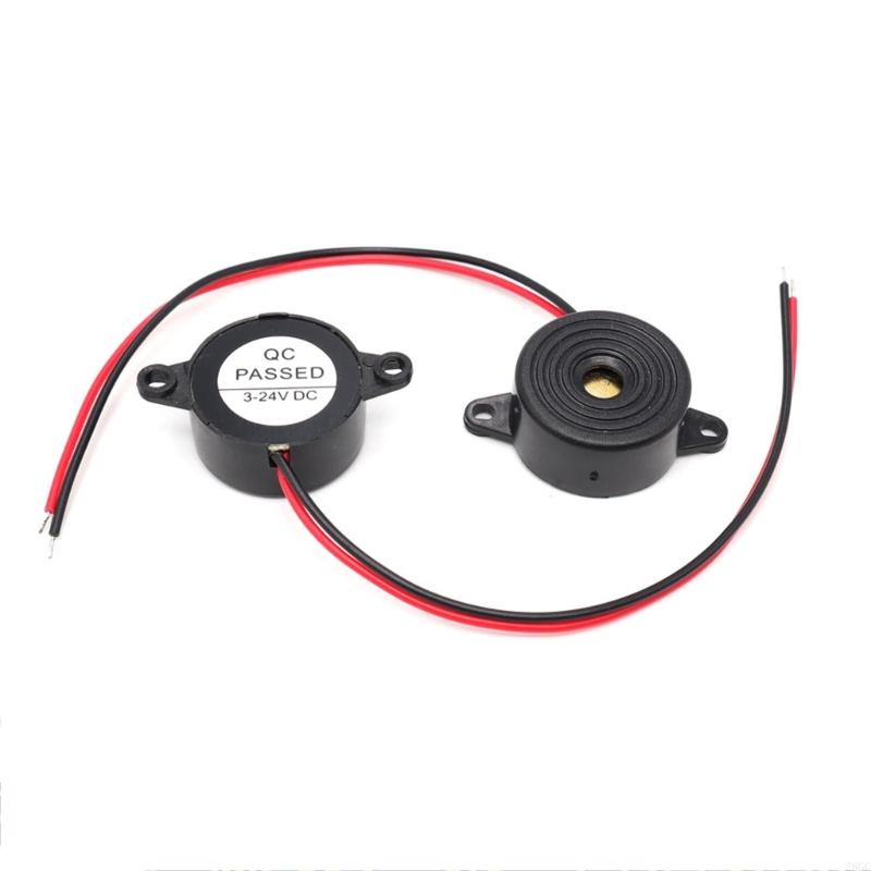 28GC 5 Pieces Loud Piezo Buzzers 23mm Diameter Automotive Electronic Warning Devices