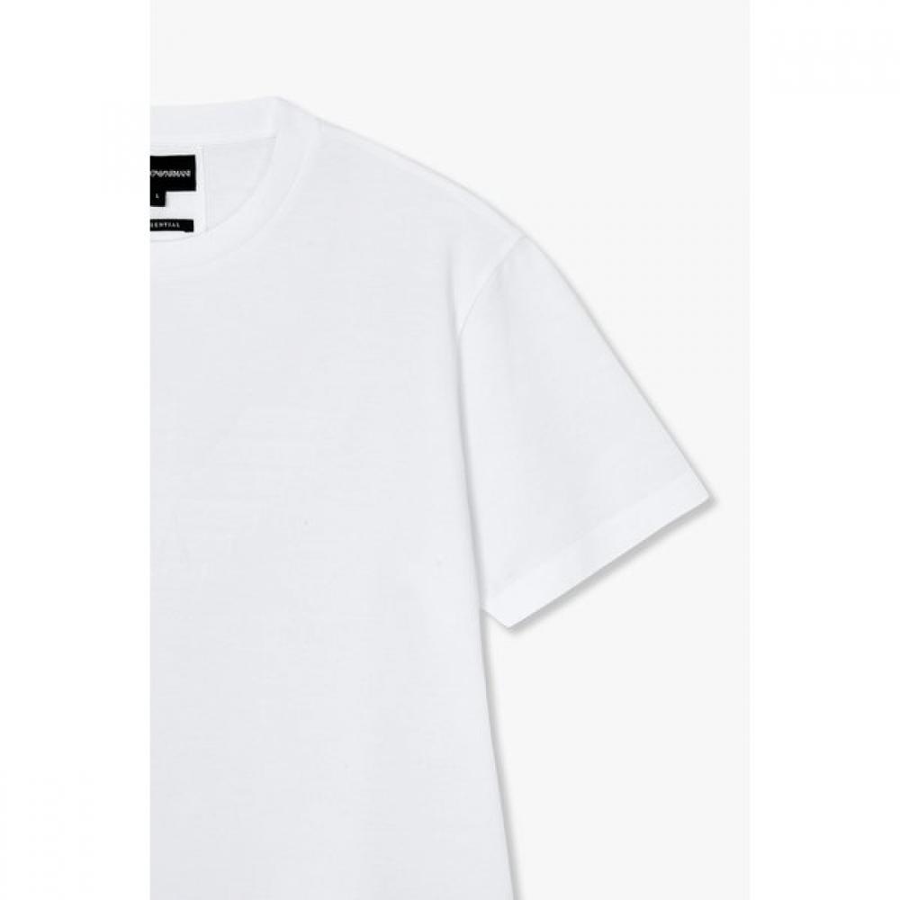 Emporio Armani Men S Logo Jacquard ShorT Sleeve T ShirT A515126005