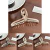 Premium Quality Metal Hair Claw Clip With Sparkling Rhinestones For Fashionable Looks
