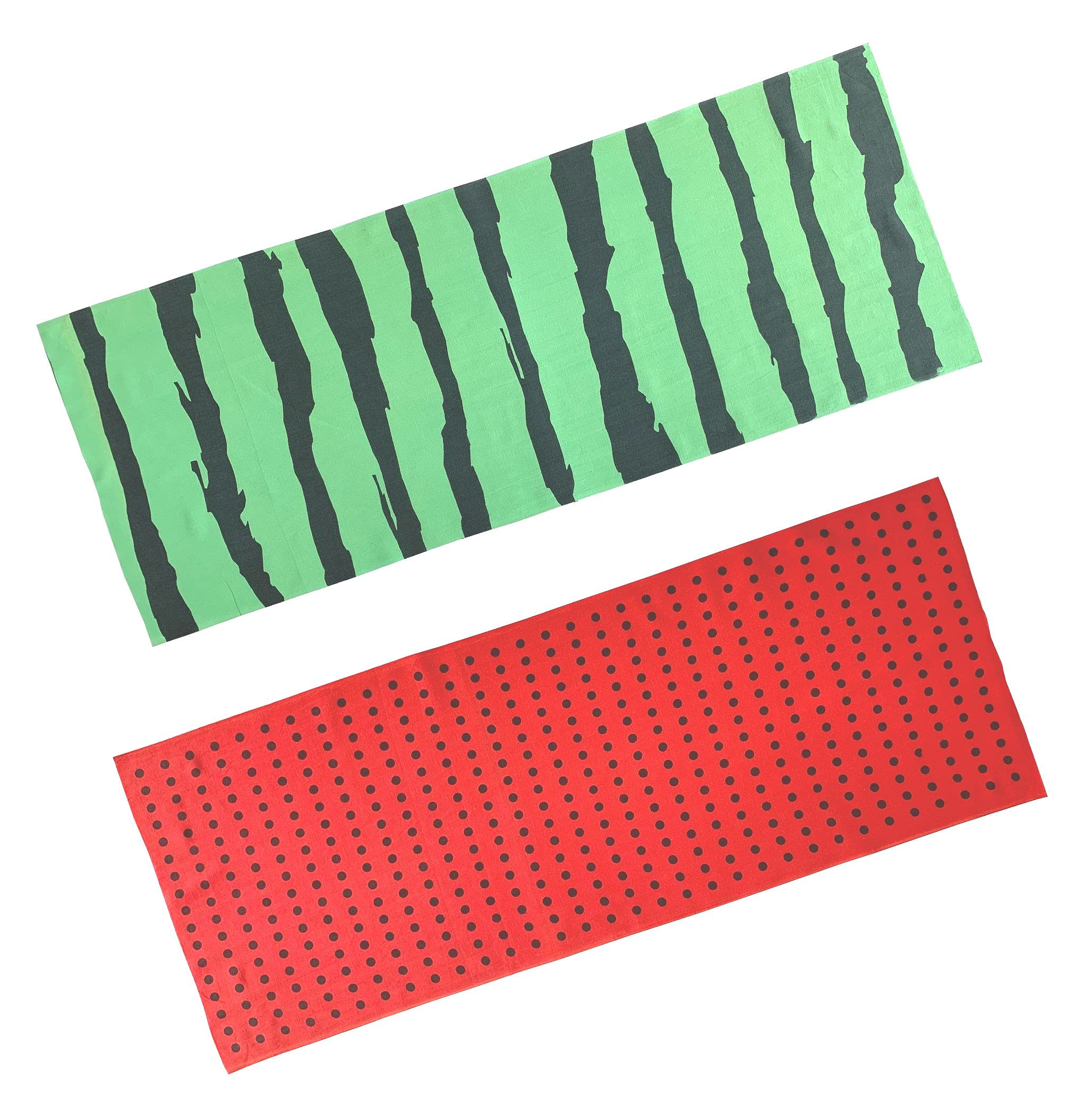 

Set of 2 Chusen Watermelon Tenugui Hand Towels