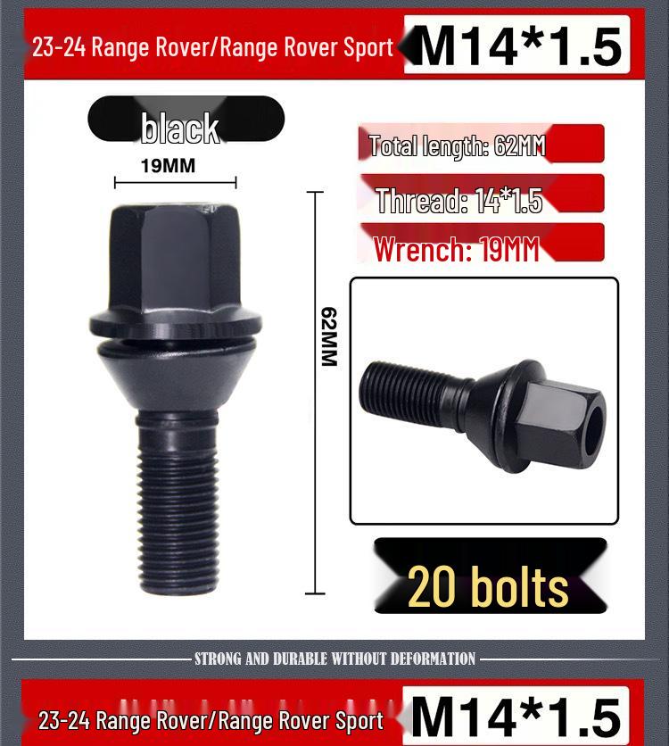 Land Rover Tire Screws for Range Rover Discovery 3 Sport - Executive Edition Wheel Hub Lug Nuts & Studs LR153880