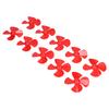 10Pcs 60mm 4 Blades Propeller Plastic Turning Boat Propellers Accessories with 2mm Hole