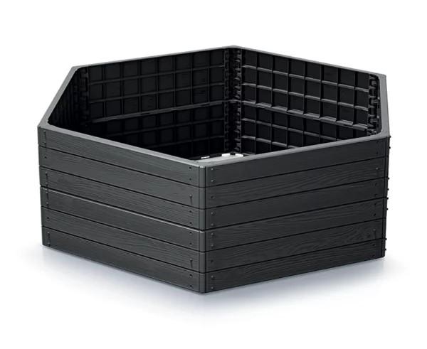 Base Legnosa Ibwh Fioriera 1480X1290X250Mm - Antracite - Pp-Ibwh433