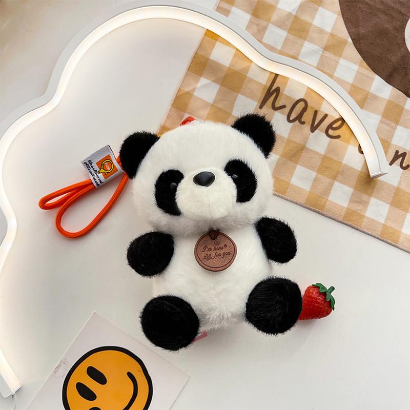 Dog Capybara Elephant Bear Dinosaur Cat Plush Keychain For Kids And Adults Panda