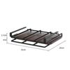 Pot Lid Storage Cabinet Lower Hanger Non-punching Kitchen Cabinet Hanging Holder  Kitchen Supply