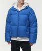 Ripstop Down Puffer Short Padded Jacket [Blue]