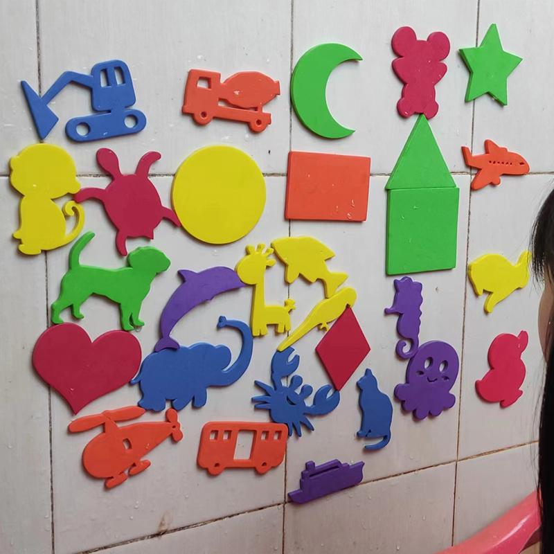 36PcsSet Alphanumeric Letter Bath Toy 3D Puzzle Baby Bath Toys Soft EVA Kids Baby Water Toys For Bathroom Early Educational Toy