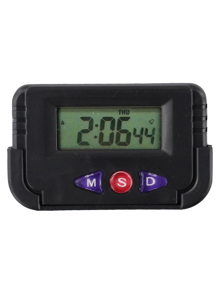 Alarm Clock ABS Plastic Black Double Sided New Reliable