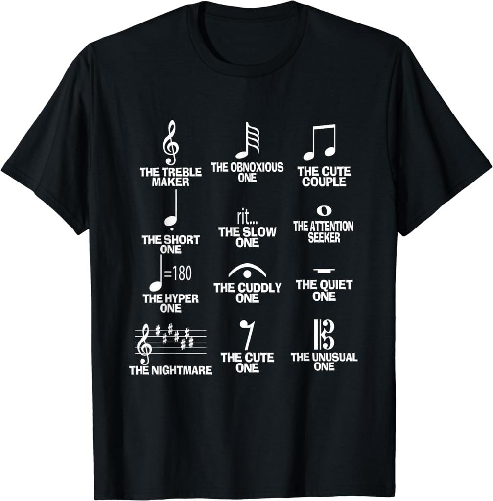 Musikalische Noten Symbol Definition Humor Lustiges Weihnachtsgeschenk Kurzarm T-Shirt Herren Kleidung Oberteile Grafik T-Shirts Camisas