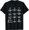 Musikalische Noten Symbol Definition Humor Lustiges Weihnachtsgeschenk Kurzarm T-Shirt Herren Kleidung Oberteile Grafik T-Shirts Camisas