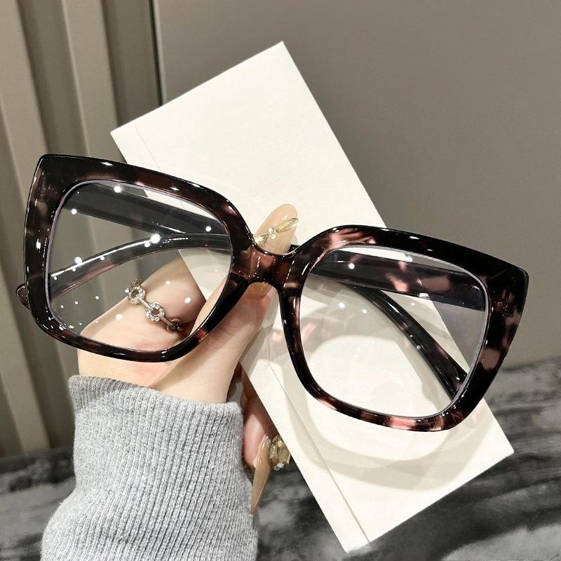 

Нові окуляри для читання з великою оправою Винтажні HD Зручні Захист від синього світла Окуляри для пресбіопії для жінок Декоративні окуляри До+4.0 +1