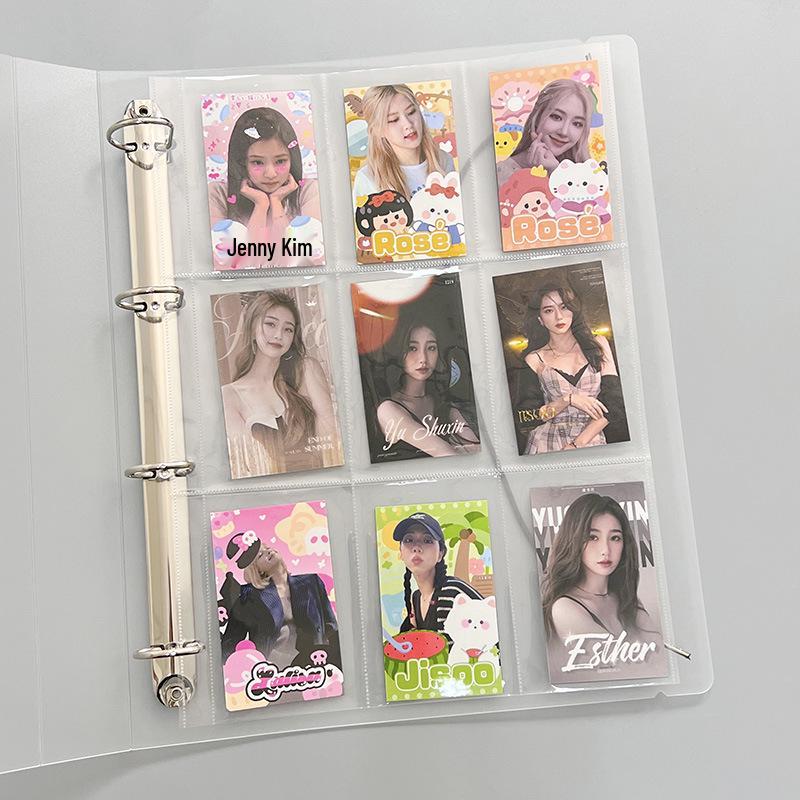 3-inch Loose-leaf Transparent Photo Album for Airplane, Movie & Train Tickets