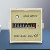 Hour Meter Timers Counter 220V-240V 50Hz Operating Hours Counter Gauge for Industrial/Machinery/Vehicles Air Conditioning