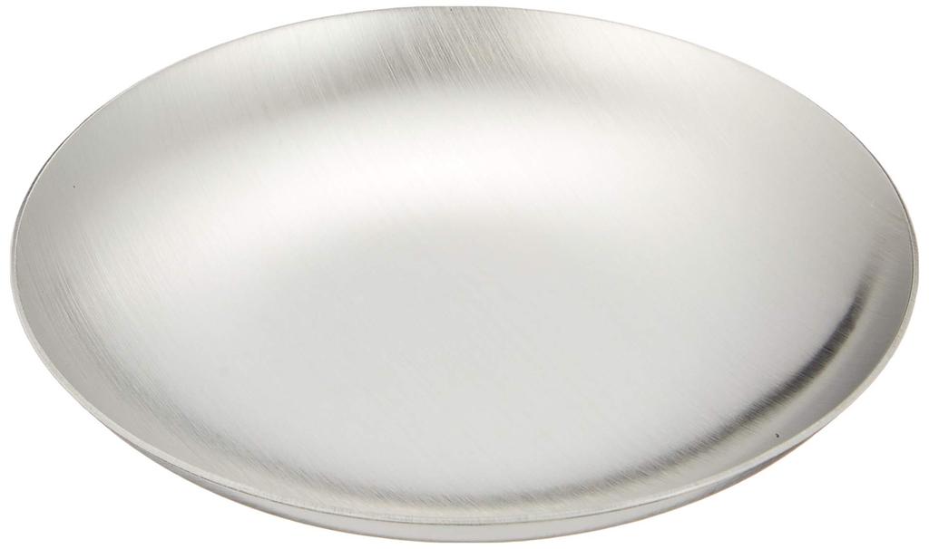 Sato Metal Industries SALUS Reflet Round Tray S, Silver