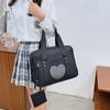 Japanese Lolita Heart JK School Uniform Bags Fashion Women Oxford  Women Student PU Handbag Cosplay Anime Shoulder Bag