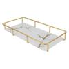 Bathroom Vanity Tray Modern Stylish Anti Slip Kitchen Sink Countertop Storage Organizer S White