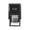 Zhuoda Self-Inking Number Stamp 4836 - Compact 0-9 Date Journal Stamp