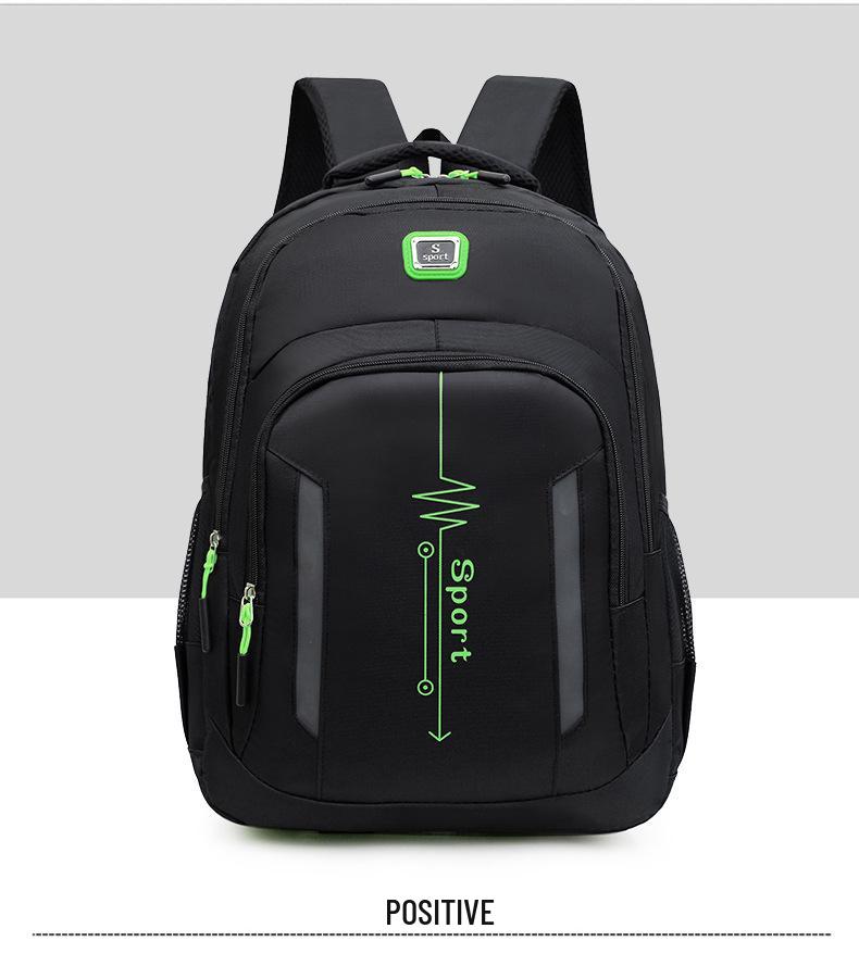 

Men s Korean Style Trendy Backpack - Travel, Leisure, Student & Computer Bag зелений