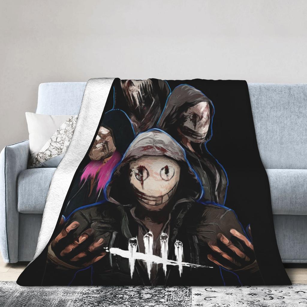 Deads by Daylights Killer Legion Blanket Horror Killers Game Dbd Fleece Awesome Soft Throw Blankets for Coverlet Autumn/Winter,