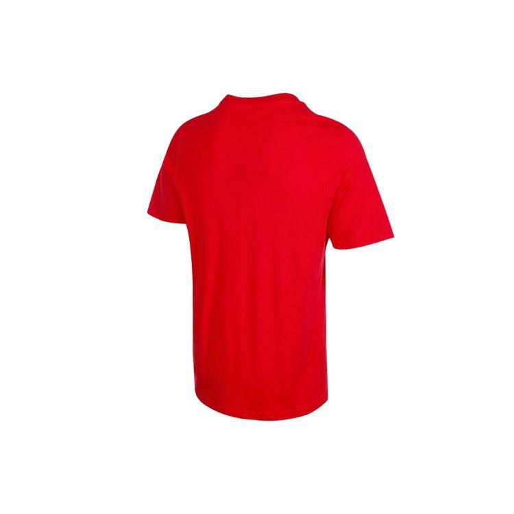 Adidas Originals Trefoil Logo Print Crew Neck T-Shirt Men Tops Red HE9511