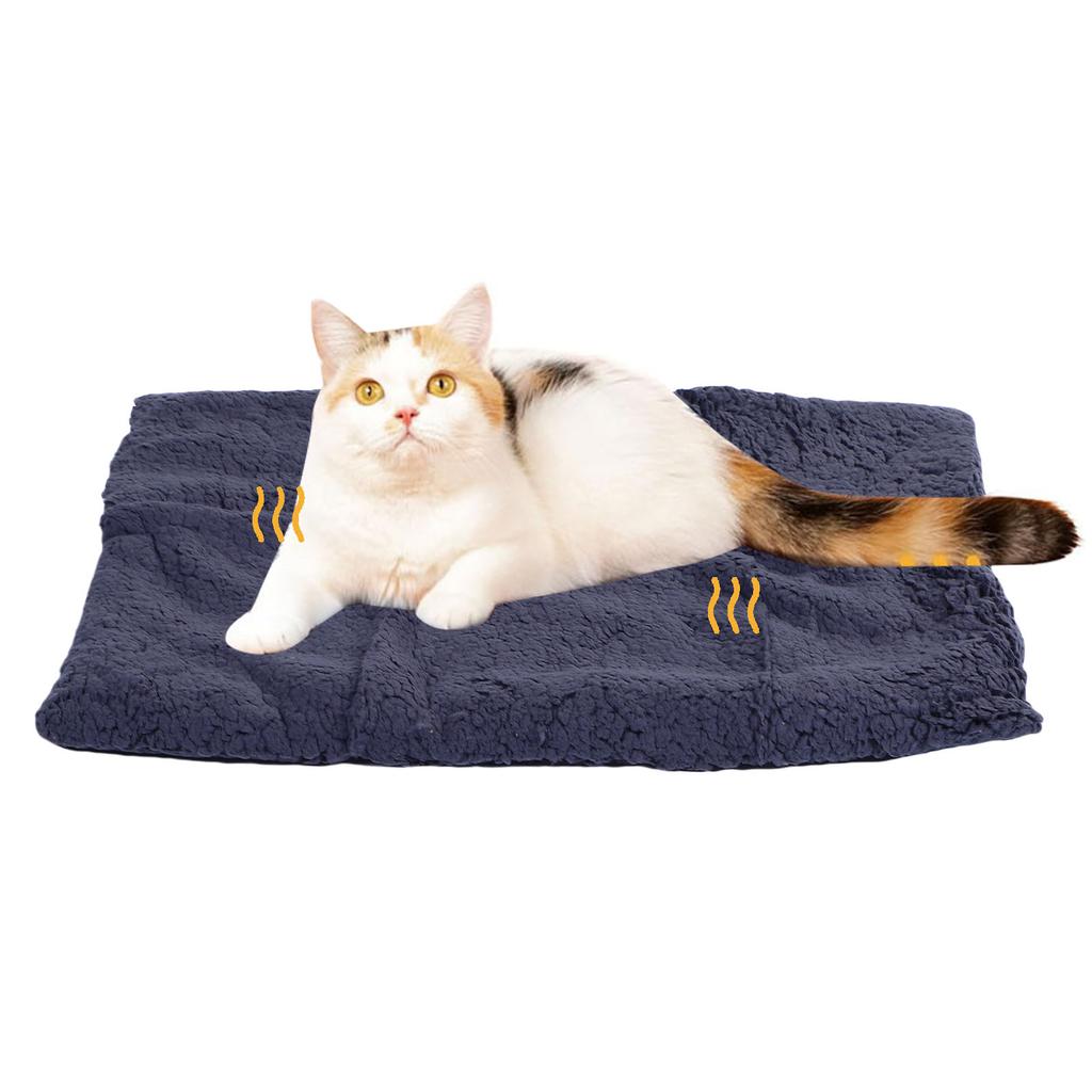 Warm Pet Pad Comfortable Plush Dog Sleeping Bed Mat Anti Slip Soft Cat Pad for Cold Weather