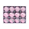 Silk Thread Wave Christmas Balls – Hand-painted Tree Ornaments, 6cm, Set of 12
