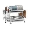 Multi-functional Stainless Steel Kitchen Sink Rack for Dishwashing and Storage