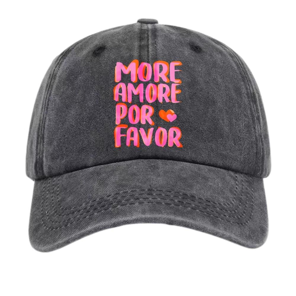More Amore Por Favor T-Shirt - Great Gift for Love & Positivity Lovers S