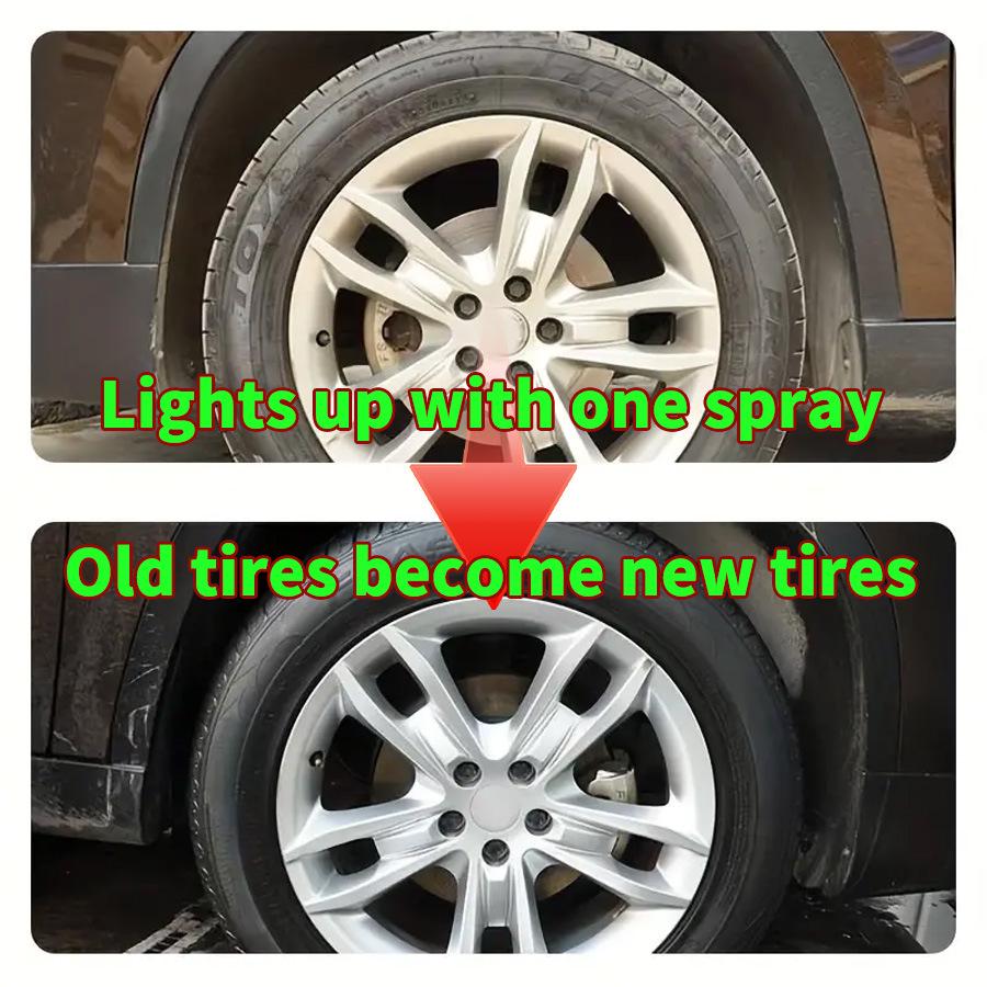 Ryekew Tire Shine and Foam Cleaner: Blackening and Maintenance Wax