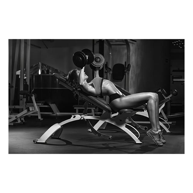 Seksowna Kulturystka Fitness Sport Płótna Obrazy Siłownia Motywacyjny Plakat Podnoszenie Ciężarów Druk Sztuka Ścienna Dekoracja Pokoju Dziennego