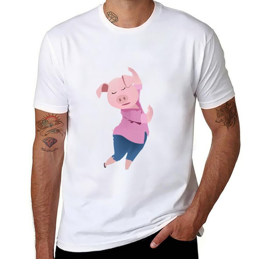 Rosseta Singing Pig Tshirt Breathable Sportswear Tshirt For Unisex