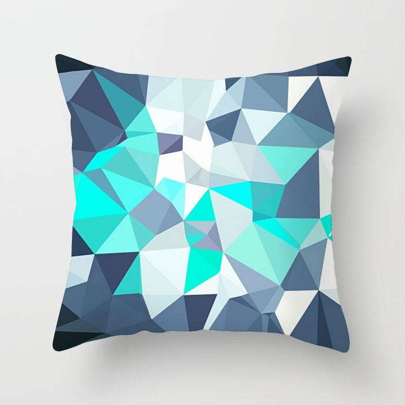 Simple Abstract Geometric Pattern Decorative Pillowcase Living Room Bedroom Square Cushion Pillowcase