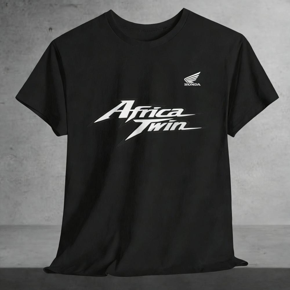 Honda Herren und Damen T-Shirt Honda Africa Twin Sommer Motorrad T-Shirt Racing Lockeres Kurzarm Frühling Radfahren Offroad Oberteil