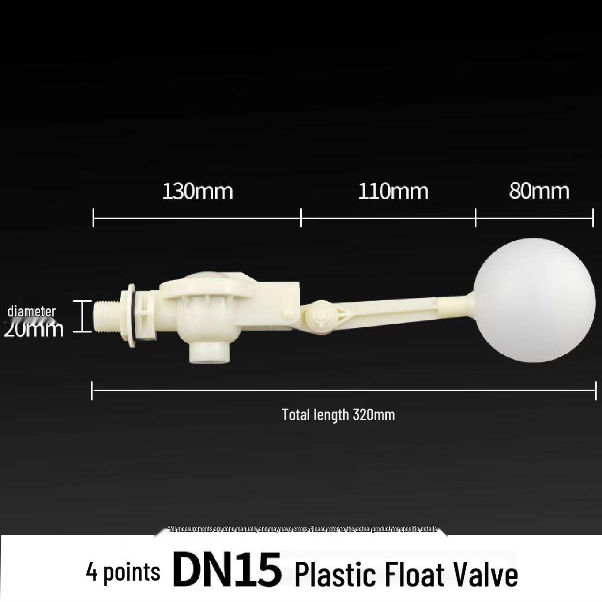 

Пластиковый 4-точечный АБС поплавковый клапан для наполнения водой бака и башни