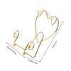 Metal Coffee Mug Holder Stand European Style Gold Plated Spiral Cup Plate Display Rack for Kitchen Counter Organizer Storage