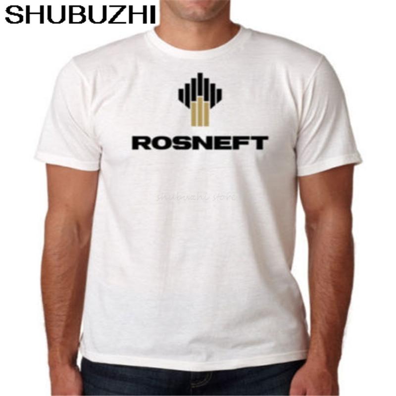 ROSNEFT Russian Oil Company Tshirt male tshirt summer cotton teeshirt male tees sbz4338 S