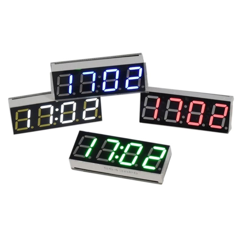 WiFi-Zeitgeber-Uhr-Modul 0,56'' LED-Anzeige Automatische Zeitmessung Digitalröhren-Elektronikuhren-Bausatz USB 5V Röhrenuhr