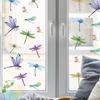 32 Pieces Dragonfly Window Clings Anti-Collision Window Decals Glass Alert Static Decals Prevent Birds Window Strikes for Glass Living Room Door