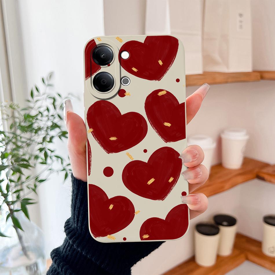 For Vivo Y05 Y11D 4G Phone Case Cute New Design Soft Liquid Silicone Full Protection Anti Drop Bumper For Vivo Y05 / Y11D Funda