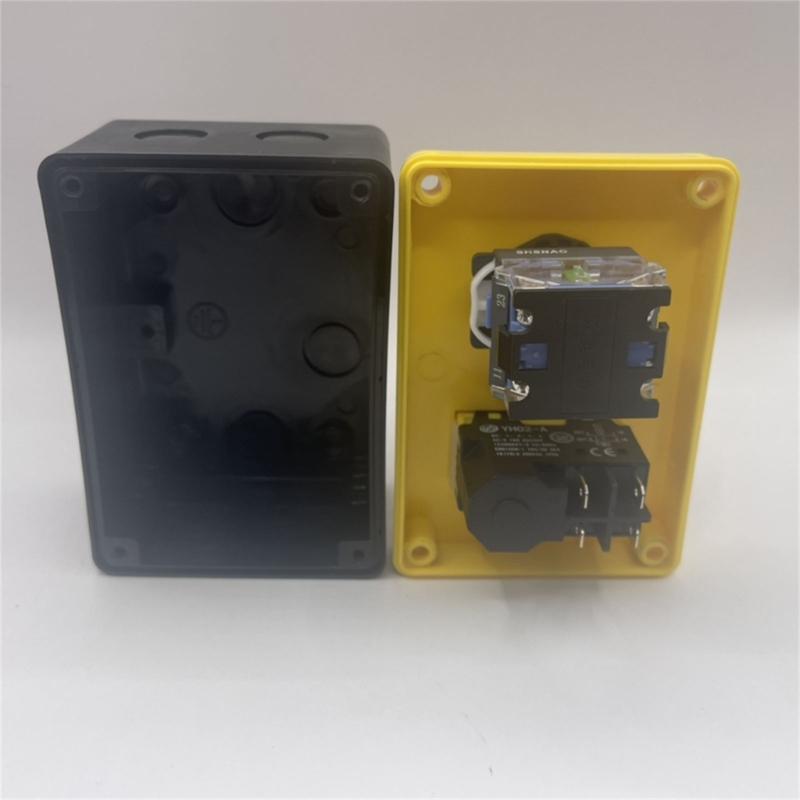 High Current Push Button Switches 250V 16A 5 Pin Connector Heavy Duty Emergency Stop Push Button for Workshop Equipment