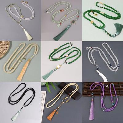 Nuova collana a catena con tracolla in stile nazionale cinese per accessori con gonna a forma di volto di cavallo