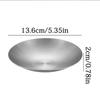 304 Stainless Steel Food Storage Trays Dipping Sauce Dish BBQ Picnic Camping Food Container Tableware