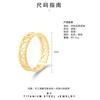 Wind Titanium Steel Ring Niche Design Jagged Open Ring Plated Real Gold Stainless Steel Hand Ornament