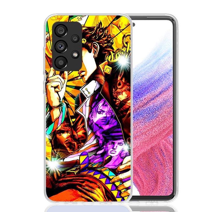 Anime JoJo Bizarre Adventure Case Phone Cover for Samsung Galaxy A17 A16 A15 A14 A13 A56 A55 A54 A53 A36 A35 A34 A33 A26 A25 A24