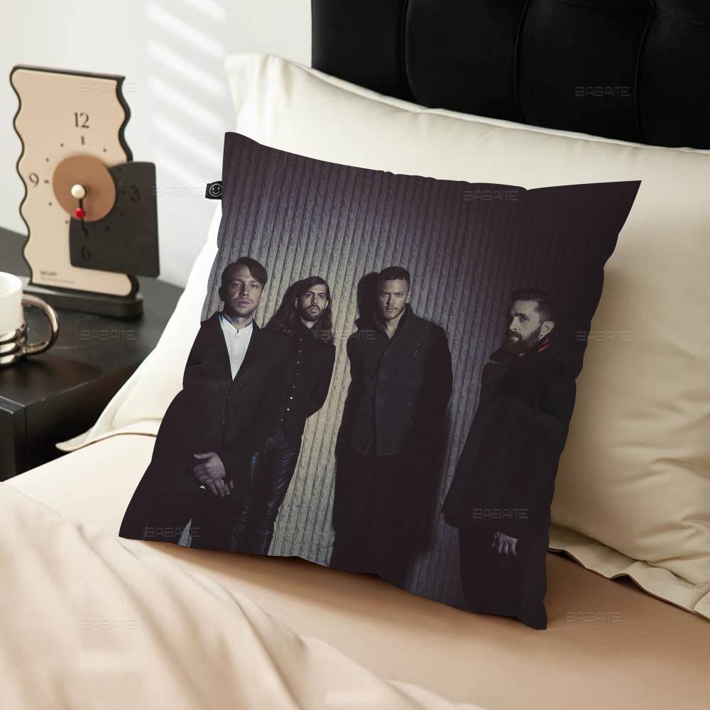 Band I-Imagine Popular D-Dragons Office Cushion Pillowcase Car Cushion Cover45X45CM Lumbar Pillowcase Sofa Pillowcover